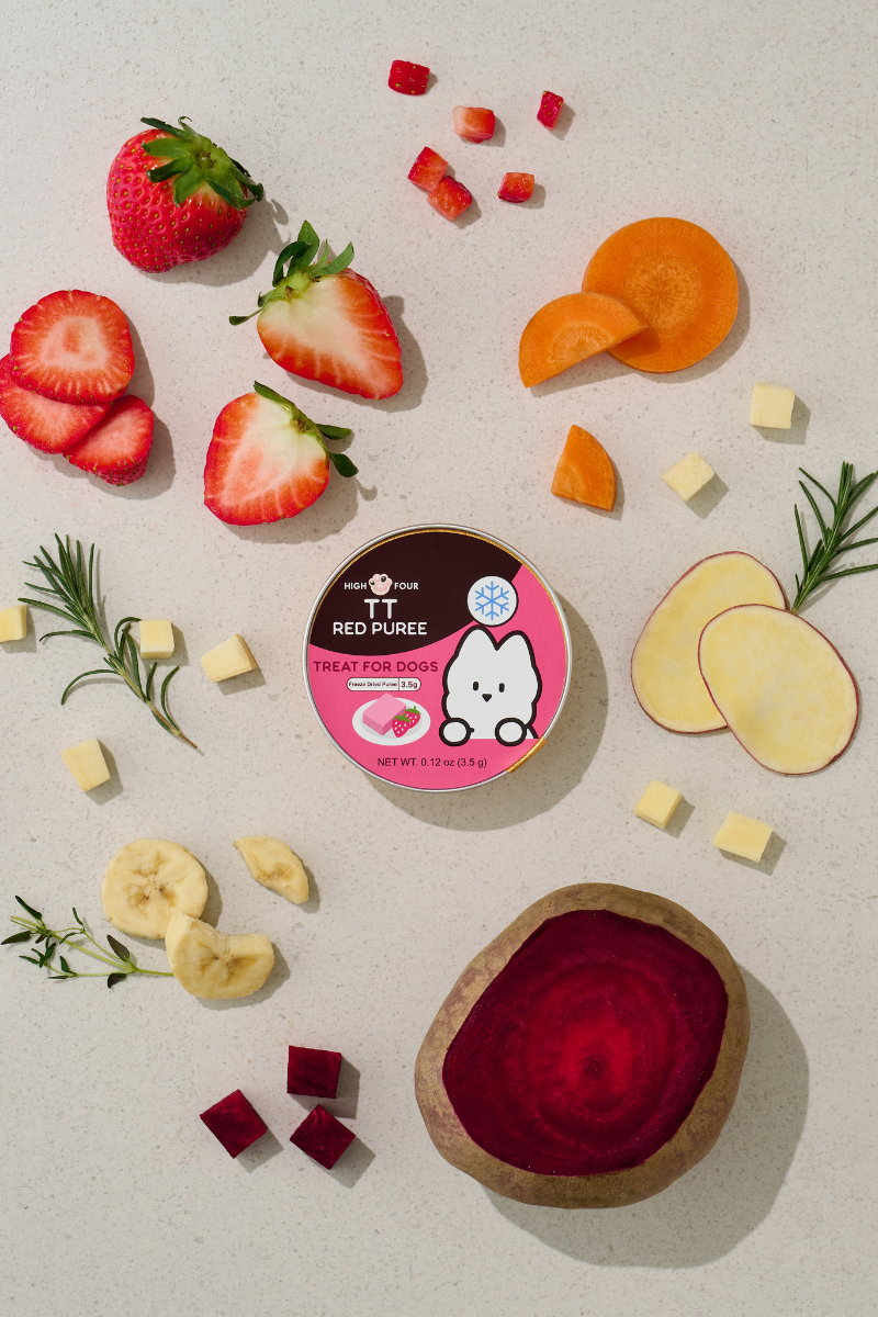 High Four TT Wholesome Red Puree Treat for Dogs