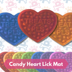 Candy Heart Lick Mat
