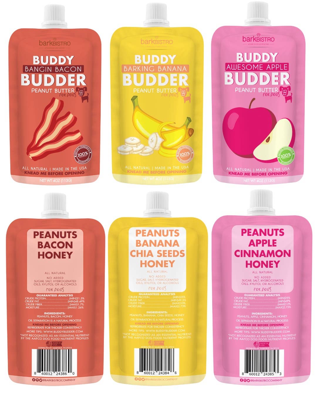 Buddy Budder - Bacon, Apple, Banana